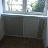 Aftimmering met vensterbank